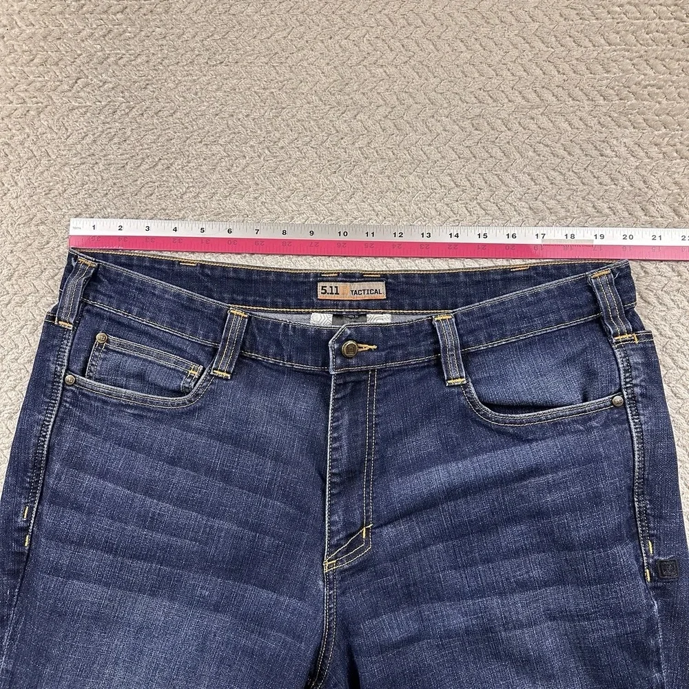 511 Tactical Jeans Men's 40x36 Tall Blue Defender Straight Leg Workwear Country